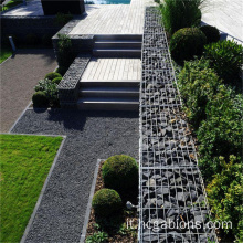 Cestini di gabion saldati da 5 cmx10 cm resistenti alla corrosione